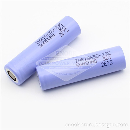 High Quality Samsung 29e 18650 2900mah Battery